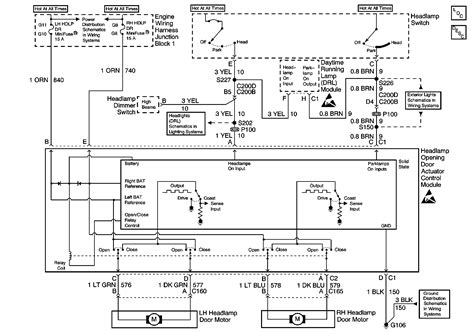 headlight wiring diagram lstech