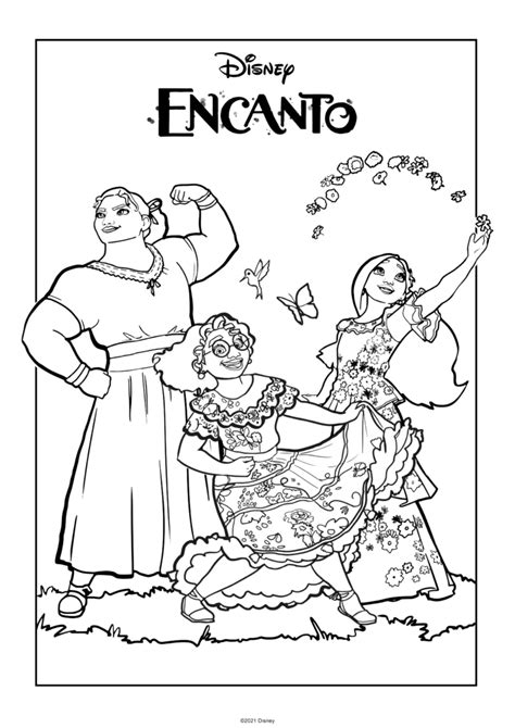 encanto coloring pages magical adventure guide