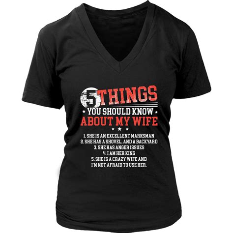 5 Things You Should Know About My Wife T Shirt Shirts Funny Nurse