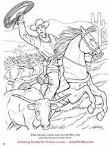 Coloring Pages Cattle Drive Sheriff Color West Old Getdrawings Getcolorings sketch template