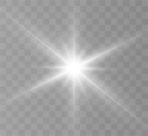 premium vector white glowing light bright star shining sun bright flash