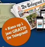 proefabonnement telegraaf win een gratis jaar abonnement