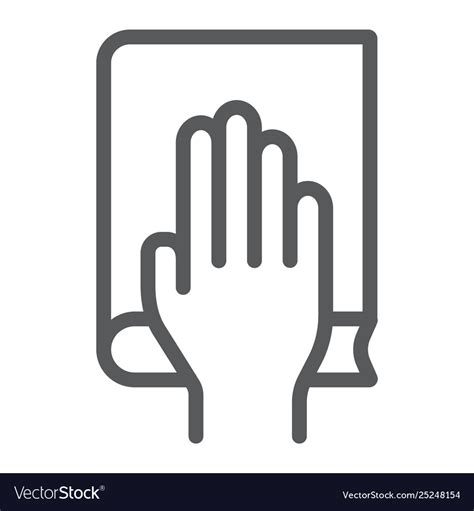 honestly  icon truth  trust palm  book vector image