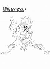 Chaotic Maxxor Coloriage sketch template