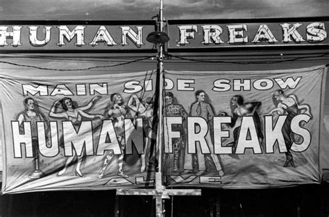 Human Freaks Vintage Freak Show Advertising Art Rolled Canvas
