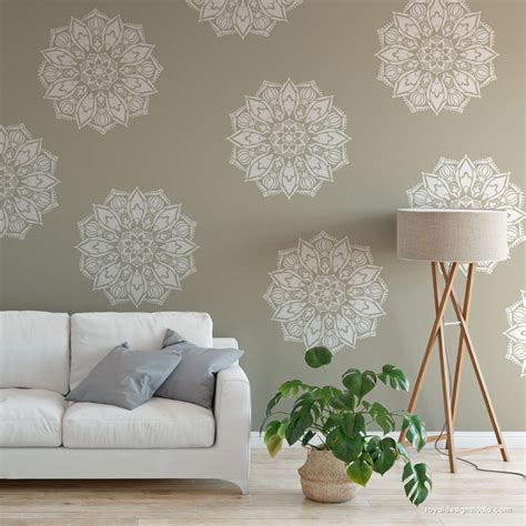 kayra decor reusable wall stencil     cm plastic sheet buy
