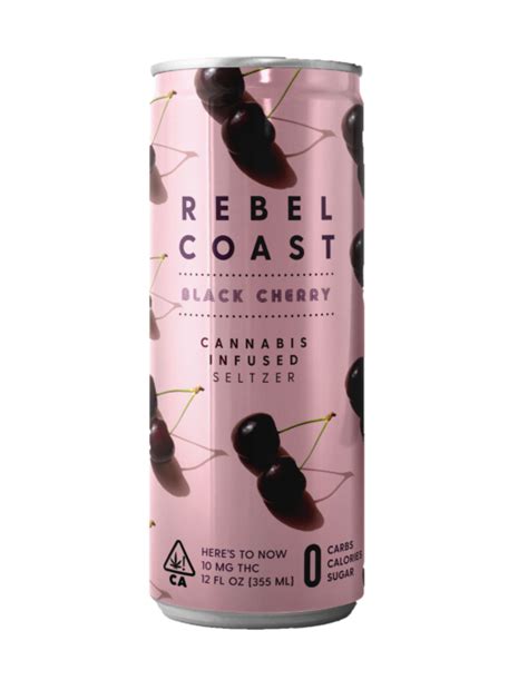 Rebel Coast Cannabis Infused Beverages Black Cherry