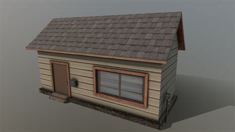 simple house    model  glowbox  atglowboxd bce sketchfab