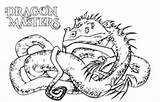 Coloring Pages Dragon Master Masters Worm Tracey West sketch template