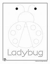 Tracing Spring Ladybug Letter Printable Kids Worksheets Activities Preschool Worksheet Trace Word Print Woo Jr Themed Shapes sketch template