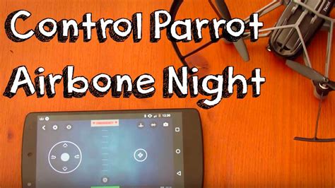 analisis control parrot airborne night mini drone en espanol review mini drones de parrot youtube