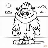 Yeti sketch template