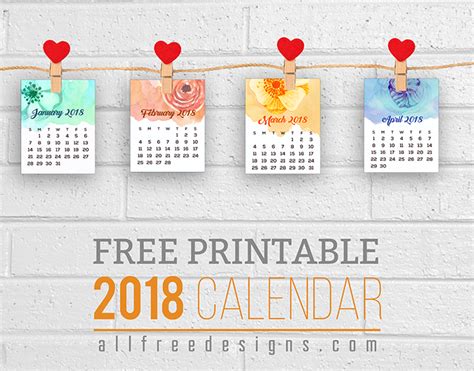 printable mini calendars