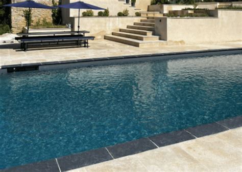 Quality Black Limestone Riven Pool Copings From Stoneworld
