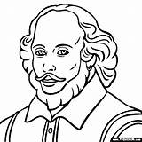Shakespeare William Coloring Pages Drawing Sketch Hamlet Macbeth Template Getdrawings Paintingvalley Gif sketch template