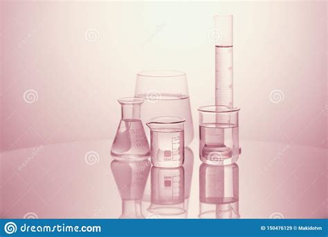 assorted laboratory glassware equipment image stock image image of