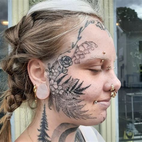 30 Stunning Face Tattoo Ideas For Men And Women In 2024