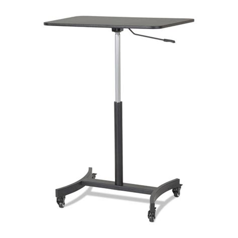adjustable height mobile sitstand table   ultimate office