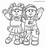 Kids Coloring Pages Patch Cabbage Cartoon Color Character Printable Sheets Kid Sheet Characters Book Library Clipart Found Print Popular sketch template