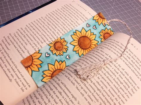 flower bookmark drawing