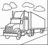 Semi Truck Pages Big Coloring Printable Rig Sheets Template Semis Sketch sketch template