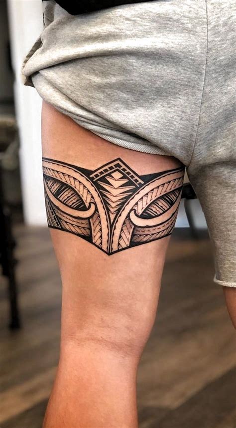 Pin By Inkheart On Tattoo In 2020 Leg Band Tattoos Maori Tattoo