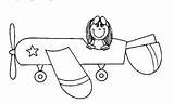 Pages Preschool Coloring Kindergarten Sailplane Toddler Vehicles Airplanes sketch template