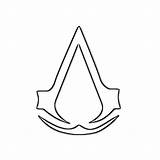 Creed Logo Silhouette Assassin Symbol Tattoo Assasins Gt Google Draw Printable sketch template