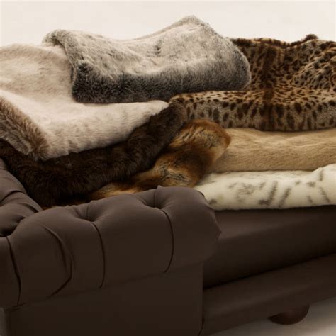 silky soft faux fur throws luxury dog blankets   dog