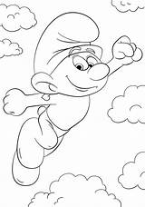 Coloring Pages Smurf Hefty Smurfs Lost Village M4 Color Getcoloringpages Drawing Printable Print Getdrawings Getcolorings Colorings Games sketch template