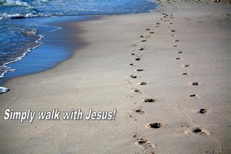 walk  jesus    sunday faith