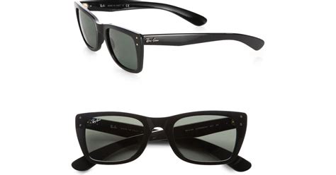 ray ban caribbean sunglasses in black for men lyst