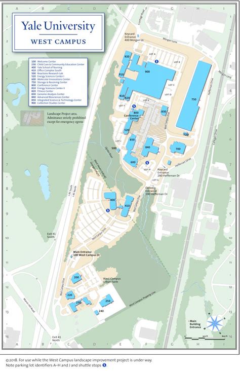 map  yale campus
