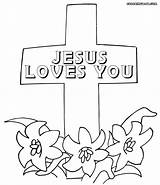 Jesus Loves Coloring Pages Color Printable Getcolorings Majestic Print sketch template