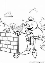 Builder Bob Coloring Pages Spud Field Printable Print Book His Info sketch template