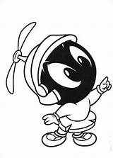 Baby Coloring Pages Looney Tunes Gonzales Marvin Speedy Martian Cute Getcolorings Colorare Da sketch template