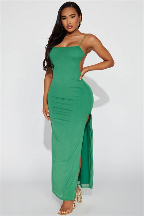 Jadene Mesh Maxi Dress Green Fashion Nova Dresses Fashion Nova