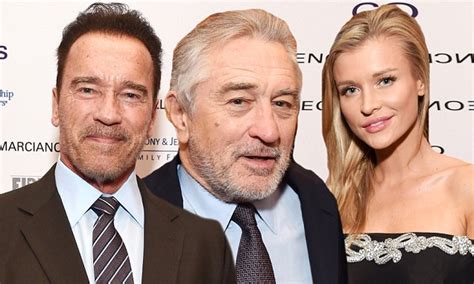 Joanna Krupa Robert De Niro And Arnold Schwarzenegger Show Support For