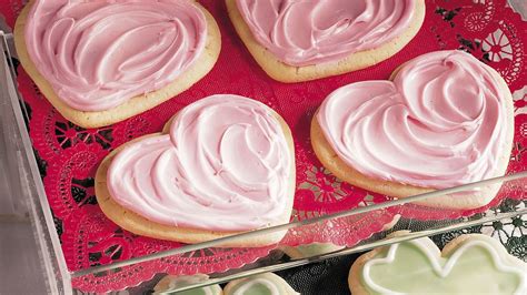 frosted heart cookies recipe from