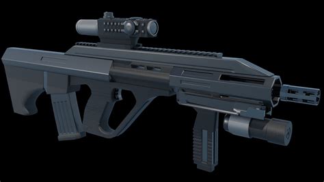 machine gun  model cgtrader