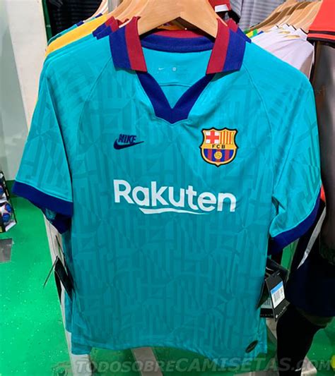 camiseta  fc barcelona  verde clubezeroseco