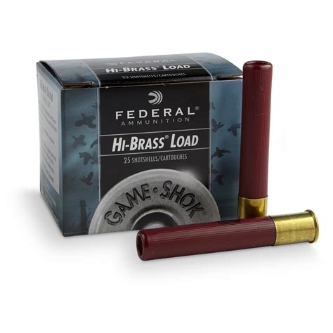 federal classic  brass  gauge   oz  rounds   gauge shells