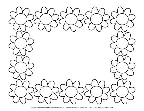 frame coloring page background