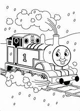 Thomas Train Coloring Pages Christmas Getcolorings sketch template