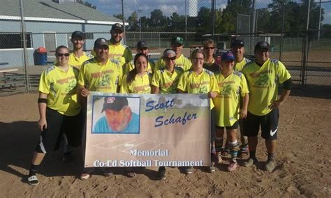 Scott Schafer Memorial Softball Tournament To Be Held Next Week