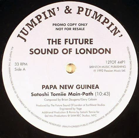 The Future Sound Of London Papua New Guinea 2001 Promo 1 2001