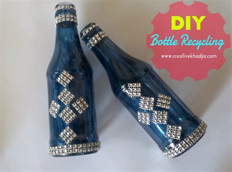 Diy Glass Painted Bottles Decoration Recycling Ideas