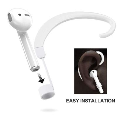 airpods strap umtele paired wireless airpods hook accessories holders   left
