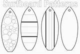 Coloring Pages Surfboards Surfboard Popular sketch template