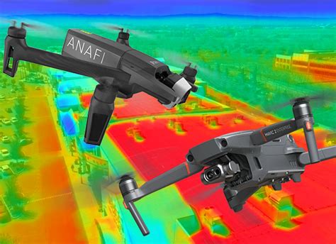 parrot anafi thermal  dji mavic  enterprise dual le comparatif